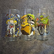 Vintage 1981 McDonald's Muppets promotional drinking glasses picture