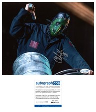 CHRIS FEHN SIGNED 8X10 PHOTO SLIPKNOT DRUMMER AUTOGRAPH AUTOGRAPHED - ACOA COA picture