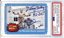 2004 TOPPS Star Wars ANTHONY DANIELS, KENNY BAKER Signed Card SLABBED PSA/DNA 10 picture