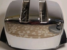 Vtg 1978 Sunbeam Chrome Toaster AT-W Radiant Control Auto Drop Clean Works picture