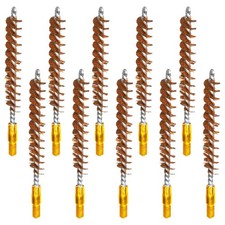 McJ Tools Bronze Bore Brush 10pack 22 Cal Copper Functional Kitchen Tool Prep picture