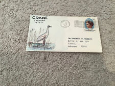 1976 CRANE Indiana: Signed FOLK ART WATERCOLOR Postal Cover GEORGE HARROD picture