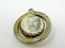 Vintage 1960s Martin Luther King Jr MLK Spinner Pendant SCLC Civil Rights Charm picture