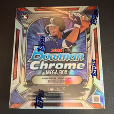 Topps 2026 Bowman Chrome Mega Box Sealed Trading Card Box (36 Cards) picture