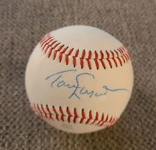 TOMMY LASORDA SIGNED BASEBALL LOS ANGELES DODGERS MANAGER W/COA+PROOF WOW RARE  picture