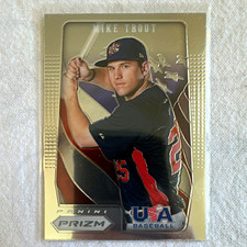 Panini 2012 Prizm USA Baseball Mike Trout #USA1 Prizm picture