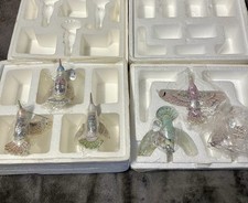 Lena Liu's Hummingbird Precious Jewels Blooming Lily Bradford Editions Set of 6 picture