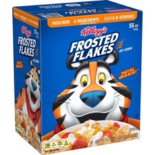 Kellogg's Frosted Flakes Cereal 55 oz Family Size Bulk Box - Fresh & Sealed. picture