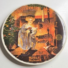 Vintage Norman Rockwell 1979 Christmas Plate