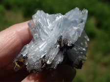Fine Blue Barite Crystal Blade Cluster, Morocco 34.6g picture