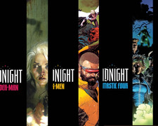 Set Of 3 Marvel Midnight Spider-Man 2,X-Men 2, Fantastic Four 2 PRESALE 11/18 picture