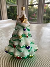 Huge 7” INGE GLAS BIRGIT Christmas Tree Ornament #131 Made In Germany picture