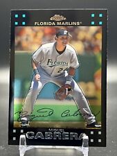 2007 TOPPS CHROME MIGUEL CABRERA #25 Marlins Tigers MVP picture