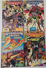 GUARDIANS OF THE GALAXY #1-59 (1990) MARVEL NEAR FULL SERIES SET OF 52 COMICS picture