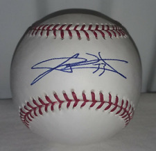 C.J. Wilson Angels Autographed Rawlings Major League Baseball picture