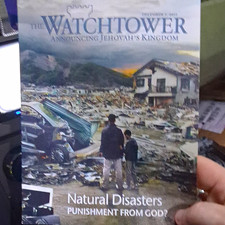 The Watchtower Dec 1 2011 Natural Disasters Punishment? Christianity picture