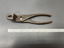 (O) VINTAGE H.D. SMITH 7” OFFSET SLIP JOINT PLIERS PAT. 1914 1917 - VGC - USA picture