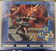 Dungeons & Dragons Bally Midway Pinball Backglass Artwork picture