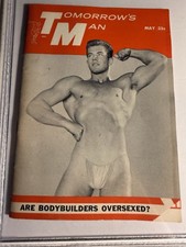 TOMORROWS MAN MAY 1957 PHYSIQUE PHOTOGRAPHY & ART MAGAZINE GAY Interest RARE picture