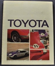 1969 Toyota Brochure Corona Corolla Crown Wagon Land Cruiser Nice Original 69 picture