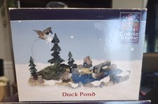 Lemax Carole Towne Duck Pond 2001 Christmas Village Landscape 13365 NIB New picture