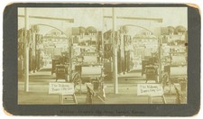 KANSAS STEREOVIEW - Larned - Doerr's Big Store Interior - LW Marble 1880s picture