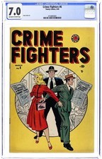 Crime Fighters #6 CGC 7.0 1949 4734893001 picture