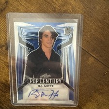 RJ Mitte signature Breaking Bad 2023 Leaf Metal Pop Century #d 6/10 Auto Flynn picture