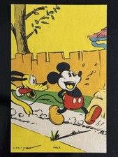 1934 Mickey Mouse Bread Recipe Card D97 Early Disney - Pals picture