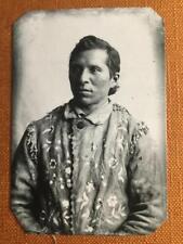 Exceedingly Rare Curley Custer's Crow Scout ca1893 Historical RP tintype C360RP picture