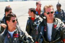 Top Gun Tom Cruise Anthony Edwards walk together on airfield 12x18 Poster picture