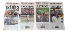 2022 & 2017 Houston Astros World Series Champions Houston Chronicle Newspaper picture