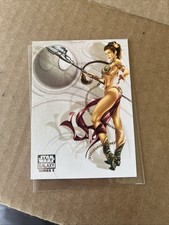 Topps Star Wars Galaxy Series 5 Leia Han Clark Mitchell Card #73 558 Print Run picture