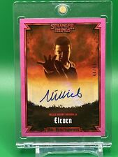 RARE MILLIE BOBBY BROWN Stranger Things Season 4 ELEVEN Autograph Auto 44/86 picture