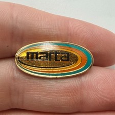 MARTA Metropolitan Atlanta Rapid Transit Authority Lapel Pin Employee Hat Tack picture