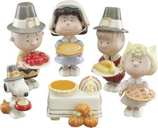 841131 Peanuts 6-Piece Thanksgiving Figurine Set by picture