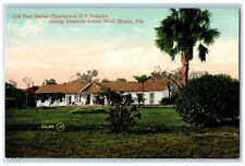 c1910 Old Fort Dallas Quarters of US Soldiers Miami Florida FL Postcard picture