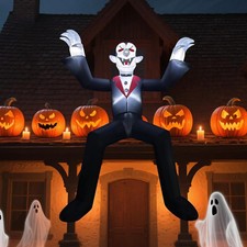 10ft Halloween Inflatable Vampire LED Outdoor Yard Blow Up Haunted House Decor picture
