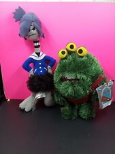 Lot of 2 Disney Claire Wheeler & Reggie Plush Monsters University Pixar 11 inch picture