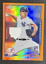 2020 Topps Chrome Masahiro Tanaka Retro Rookie GU Relic Orange Ref /25 Yankees picture