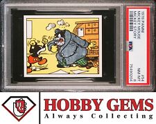 MICKEY MOUSE & PETE PSA 8 1978 Panini Disney Mickey Story Sticker #54 Pop 1 picture