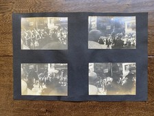 Pittsburgh PA Military Parade Market Street Antique Signs 6 Vintage Photos picture