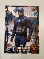 2016 UD Captain America: Civil War Blue Foil Card #54 picture