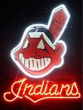 New Cleveland Indians Logo Beer Bar Neon Light Sign 32
