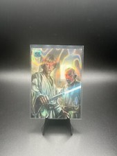 2024 Star Wars Chrome Galaxy Luke Wields The Lightsaber Aqua Lava Refractor /175 picture