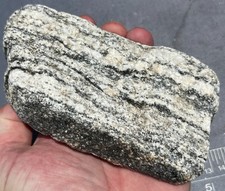 1.6lbs Granodiorite Black and White Mineral Specimen picture