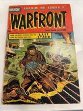 WARFRONT 14 (1953 Harvey) Pre-Code Golden Age War Comic Korean War Beach Cover picture