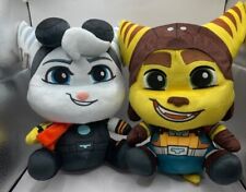 Lot of 2 -Stubbins Ratchet and Clank Deluxe Plush  Very Rare Ratchet Plush picture