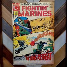 FIGHTIN' MARINES #96 (Charlton 1971) Glanzman Art SHOTGUN HARKER WWII + VIETNAM picture
