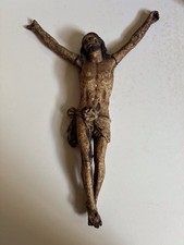 Antique Carved Wood Corpus Christi Sculpture - 15